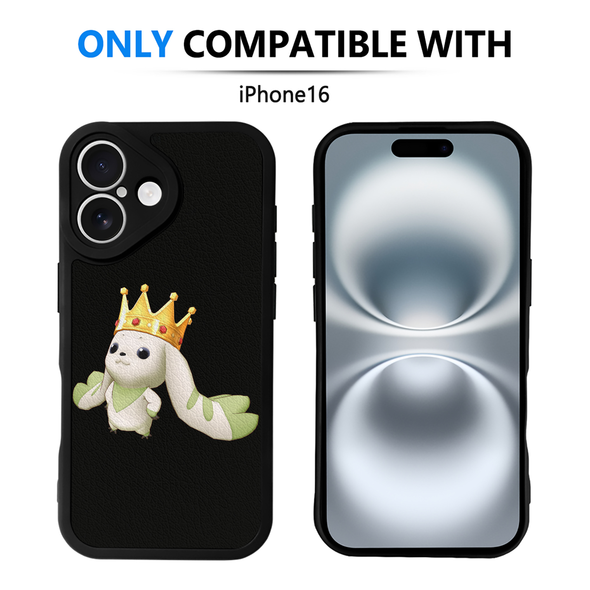 （画像用） Digimon デジタルモンスター/デジモン 【iPhone 16シリーズ対応】シリコンスマホケース（レザー調） 材質：シリコン